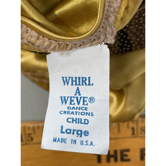 Whirl A Weve Dance Creation Top Child Large Animal Print Long Sleeve Performance - Picture 3 of 7